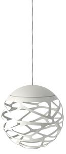 Lampada a sospensione Lodes, dimmerabile, Bianco, Sala da pranzo, Metallo