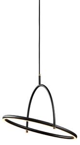 Lampada a sospensione Halo Design, TILT, dimmerabile, Sala da pranzo, Metallo, Design