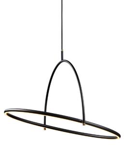 Lampada a sospensione Halo Design, TILT, dimmerabile, Sala da pranzo, Metallo, Design