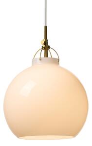 Lampada a sospensione Halo Design, TOSCANA, dimmerabile, Bianco, Sala da pranzo, Vetro, Design
