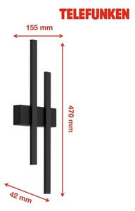 Telefunken 313205TF - Applique da esterno LED 2xLED/4W/230V 4000K IP44