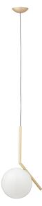 Lampada a sospensione FLOS, IC S1, dimmerabile, Dorato / Ottone, Soggiorno, Metallo, Design
