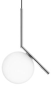 Lampada a sospensione FLOS, IC S1, dimmerabile, Metallizzato, Soggiorno, Vetro, Design