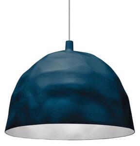 Lampada a sospensione Foscarini, Bump, dimmerabile, Blu, Soggiorno, Plastica, Design