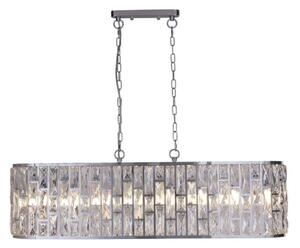 Searchlight 65818-8CC - Lampadario a catena BIJOU 8xE14/40W/230V
