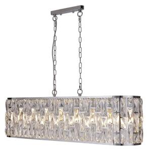 Searchlight 65818-8CC - Lampadario a catena BIJOU 8xE14/40W/230V