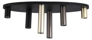 Searchlight 50571-6BK - Plafoniera TUBES 6xGU10/10W/230V 80x30 cm