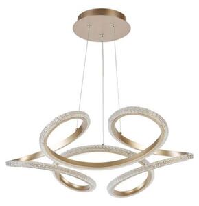 Searchlight 66110CP - Lampadario LED dimmerabile a sospensione con cavo DOODLE LED/40W/230V ottone