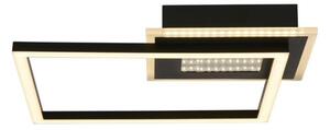 Searchlight 44250BK - plafoniera da soffitto LED dimmerabile QUADRATE LED/24W/230V 36x36 cm