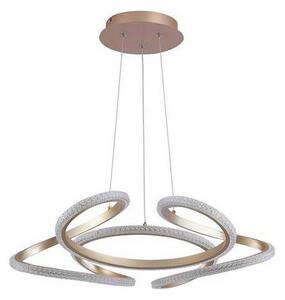 Searchlight 66110CP - Lampadario LED dimmerabile a sospensione con cavo DOODLE LED/40W/230V ottone
