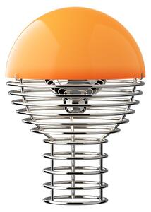 Lampade da tavolo Verpan, Wire, dimmerabile, Arancione, Soggiorno, Acciaio inossidabile, Design