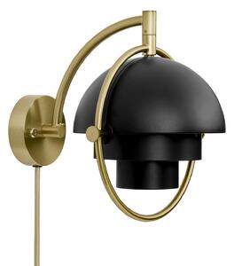 Applique da parete GUBI, Multi-Lite, dimmerabile, Nero, Soggiorno, Ottone, Design