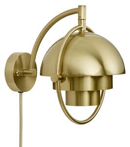 Applique da parete GUBI, Multi-Lite, dimmerabile, Dorato / Ottone, Soggiorno, Ottone, Design