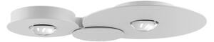 Plafoniera Lodes, dimmerabile, Bianco, Metallo