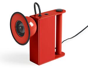 Lampade da tavolo Stilnovo, Minibox, dimmerabile, Rosso, Soggiorno, Metallo, Design