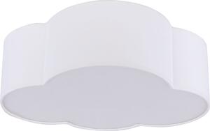 Plafoniera personalizzata CLOUD bianca 2xE27x40W in tessuto, dimensioni: 13x41x41 cm, IP20, TK-Lighting