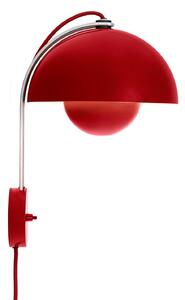 Applique da parete &Tradition, Flowerpot VP8, Rosso, Soggiorno, Metallo, Design