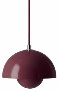 Lampada a sospensione &Tradition, Flowerpot VP10, dimmerabile, Viola, Soggiorno, Metallo, Design