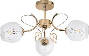 Lampada da soffitto classica E27 3x40W color oro 5098 Fauna Rabalux
