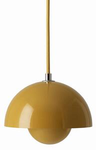 Lampada a sospensione &Tradition, Flowerpot VP10, dimmerabile, Giallo, Soggiorno, Metallo, Design