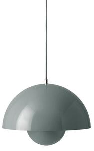 Lampada a sospensione &Tradition, Flowerpot VP10, dimmerabile, Grigio, Soggiorno, Metallo, Design