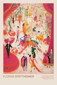 Riproduzione Spring Sale at Bendels Retro Festive Camp Pink Shopping - Florine Stettheimer