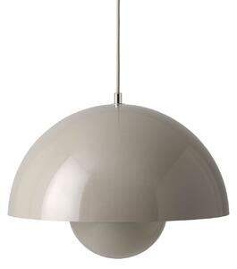 Lampada a sospensione &Tradition, Flowerpot VP7, dimmerabile, Grigio, Soggiorno, Metallo, Design