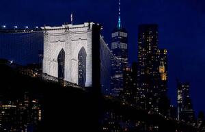 Fotografia Brooklyn Bridge night view, Mark Meredith