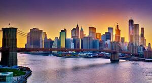 Fotografia New York City Manhattan Brooklyn Bridge skyline, ANDREY DENISYUK