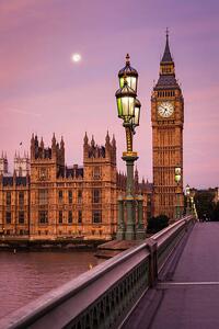 Fotografia Moon over London, Jorg Greuel