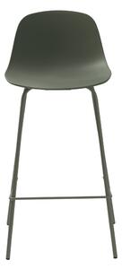 Sgabello da bar in plastica kaki 92,5 cm Whitby - Unique Furniture