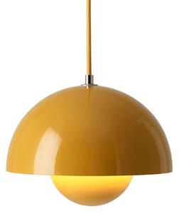 Lampada a sospensione &Tradition, Flowerpot VP1, dimmerabile, Giallo, Soggiorno, Metallo, Design
