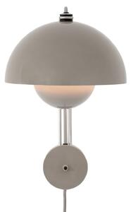 Applique da parete &Tradition, Flowerpot VP8, Grigio, Soggiorno, Metallo, Design
