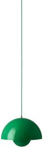Lampada a sospensione &Tradition, Flowerpot VP7, dimmerabile, Verde, Soggiorno, Metallo, Design