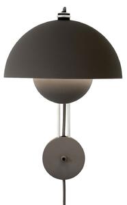 Applique da parete &Tradition, Flowerpot VP8, Nero, Soggiorno, Metallo, Design