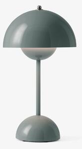 Lampade da tavolo &Tradition, Flowerpot VP9, dimmerabile, Grigio, Soggiorno, Plastica, Design