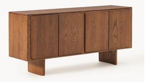 Credenza in legno massiccio di quercia fatta a mano Chandler