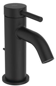 Ideal Standard Ceraline Nuovo - Miscelatore per lavabo, con sistema di scarico, nero seta BD845XG