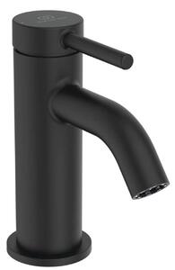 Ideal Standard Ceraline Nuovo - Miscelatore per lavabo, con sistema di scarico ClickClack, BlueStart, nero seta BD958XG