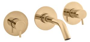 SEINA - Rubinetto per lavabo da incasso, Rose Gold - lucido SE131ZRL, RAV Slezák