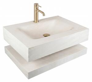 Lavabo da Parete con Mensola Rea Apollo Gran Cloud Sky 80
