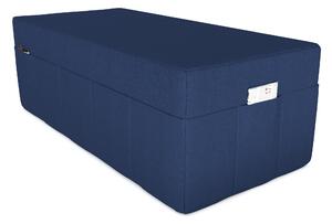 POKAR copertura per materasso pieghevole in 3 parti materasso pieghevole per ospiti letto da campeggio letto pieghevole, dimensioni: copertura 140 x 195, colore: blu scuro