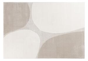 Tappeto rettangolare beige 160 x 230 cm LUMA