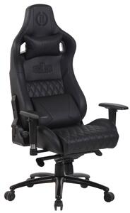 Sedia da ufficio in vera pelle Keren