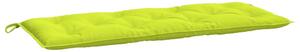 Cuscino per Panca Verde Brillante 120x50x7 cm in Tessuto Oxford