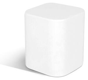 Colonna in polietilene, SWEET TABLE 35 Dimensioni 30x30x h35 cm ideale per un ambiente esterno ed interno colore bianco