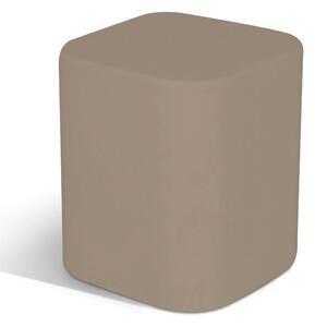 Colonna in polietilene, SWEET TABLE 35 Dimensioni 30x30x h35 cm ideale per un ambiente esterno ed interno colore tortora