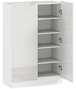 Scarpiera Biano Scarpiera ZIKAN A 4 Ripiani - Organizza Fino A 12 Paia Di Scarpe, Nera Scaffale Scarpiera - Foto 3