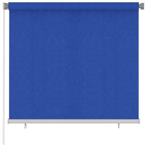 Tenda a Rullo per Esterni 160x140 cm Blu HDPE