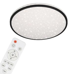 Lampada da soffitto a LED dimmerabile CCT con telecomando decorazione stellata 48 W nero Briloner